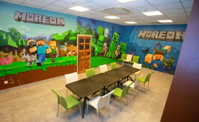 Банкетная комната Майнкрафт, аквапарк