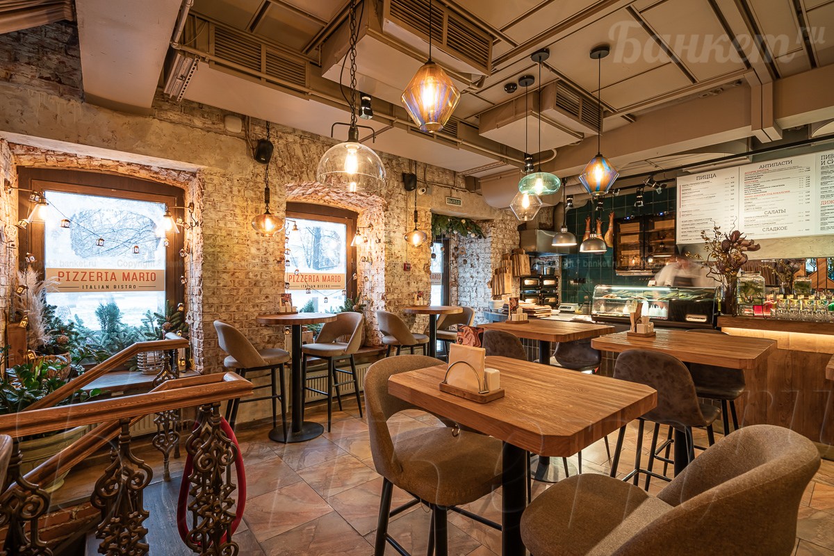 1-й этаж — Бар BQ Cafe & Pizzeria Mario