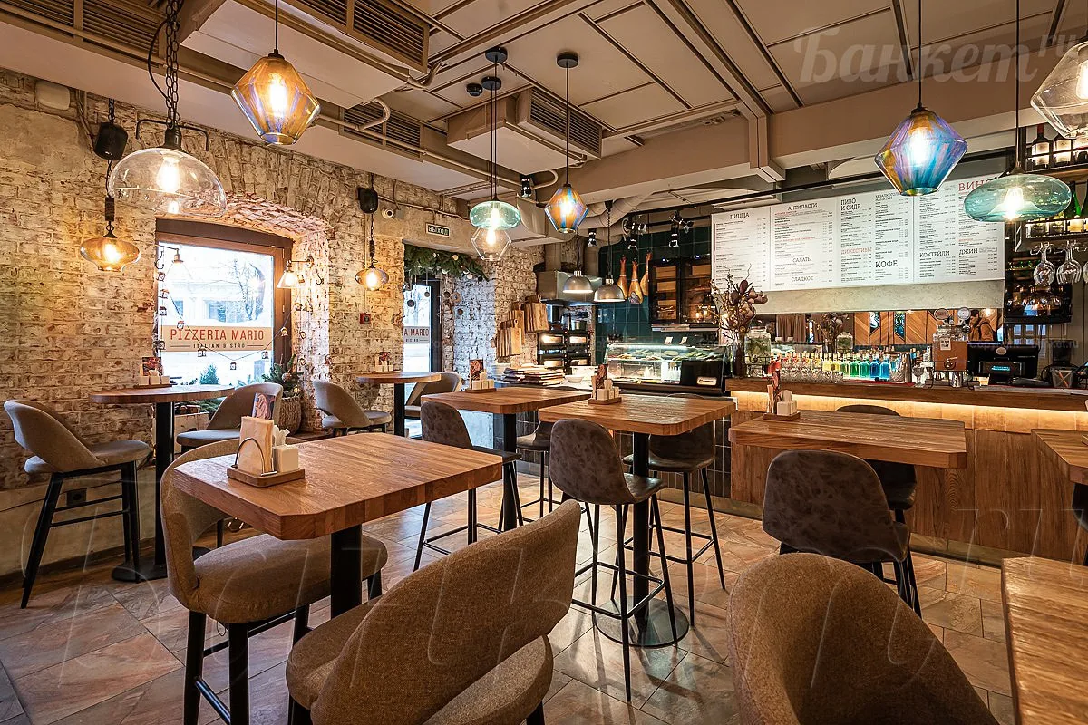 1-й этаж — банкетный зал Бар BQ Cafe & Pizzeria Mario, фото