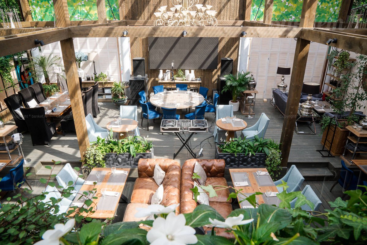 Летняя терраса — банкетный зал Modus Cafe / Модус Кафе, фото