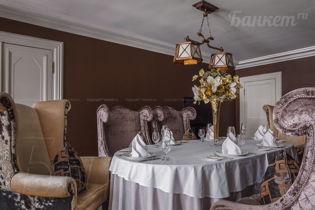 Ресторан русской кухни Гусятникоff — Первый обеденный зал, фото банкетного зала