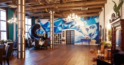 Лофт — интерьер зала