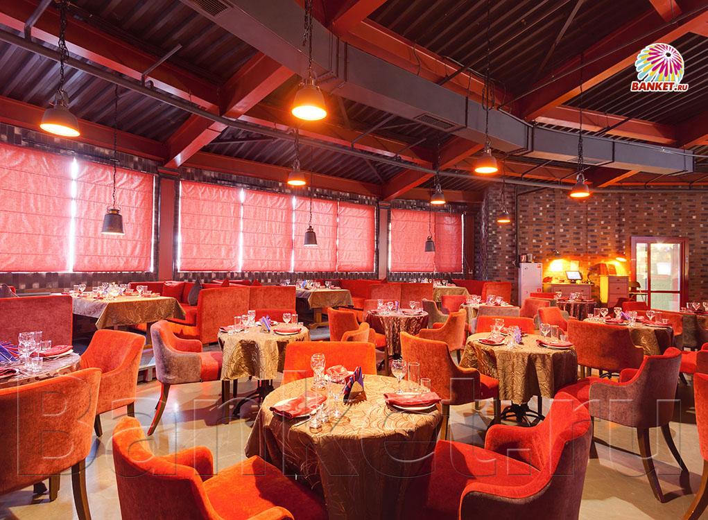Ресторан Паприка — Большой зал, фото банкетного зала