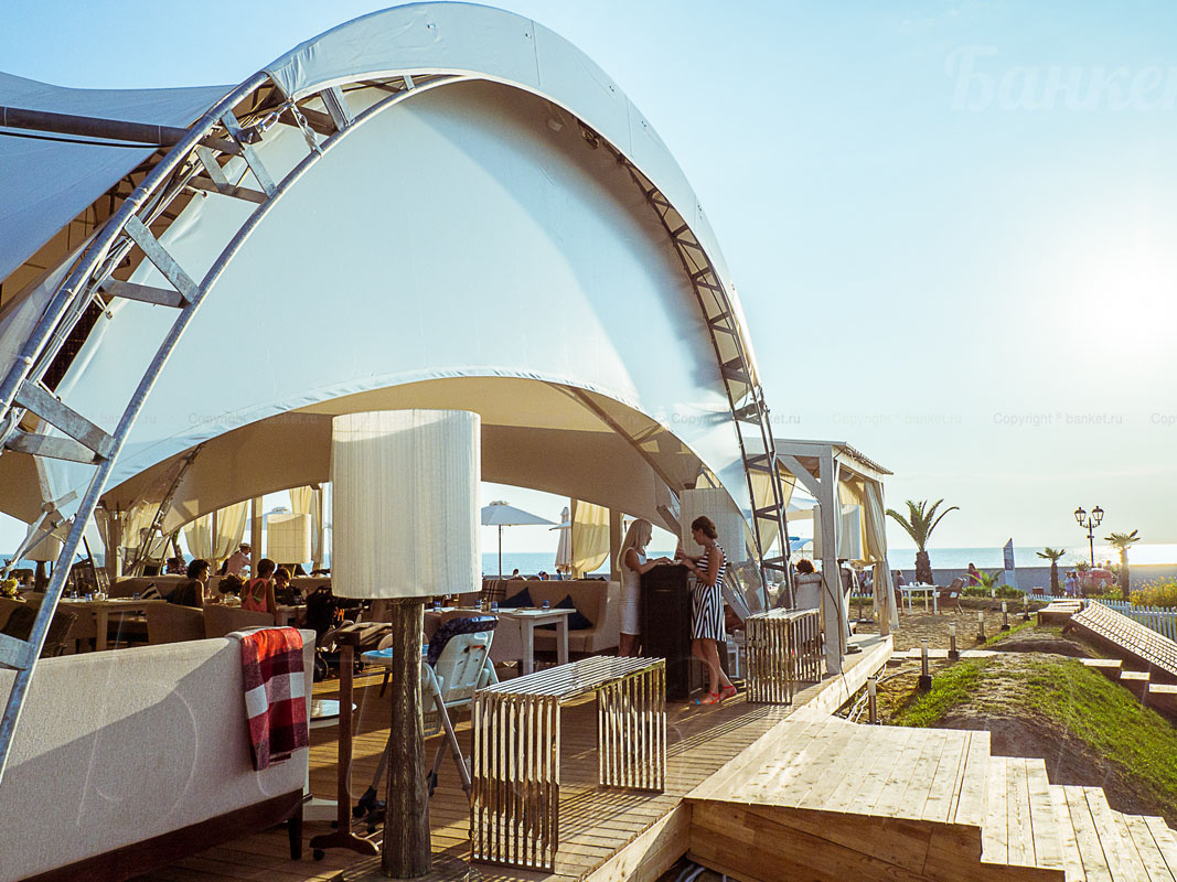 Летние перголы — Парус кафе