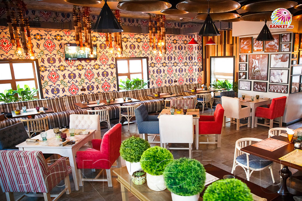 Ресторан PiLove café — Ресторан PiLove café, фото банкетного зала