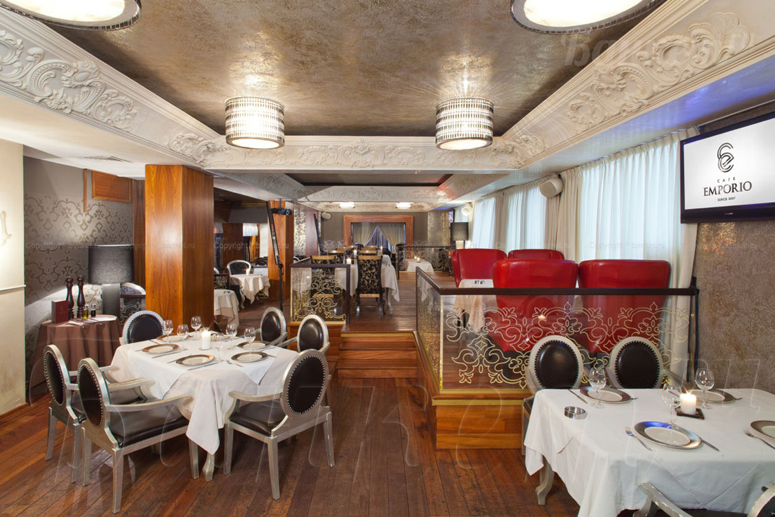 Emporio Cafe  — Основной зал (Концертный), фото банкетного зала