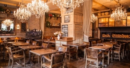 Ресторан Лук Кафе Ресторан Лук Кафе — интерьер зала