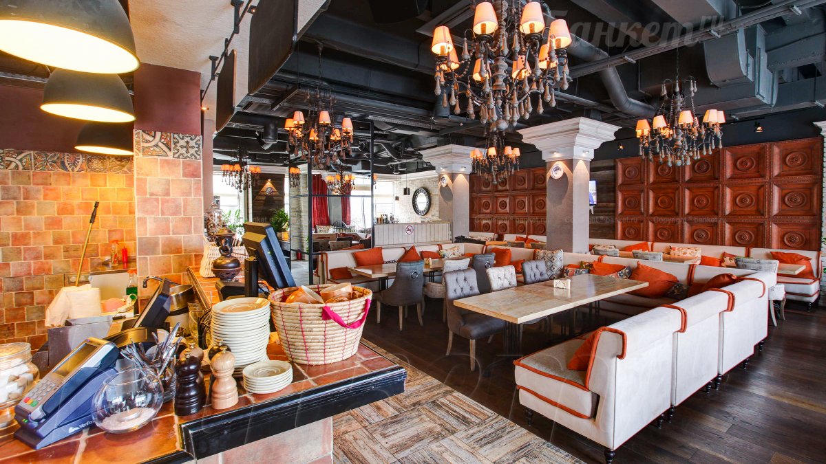 Стейк хаус и Итальянский паб Beef Time — Большой зал, фото банкетного зала