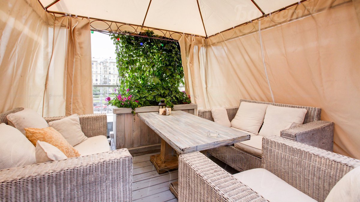 Летняя веранда на крыше — фото 3