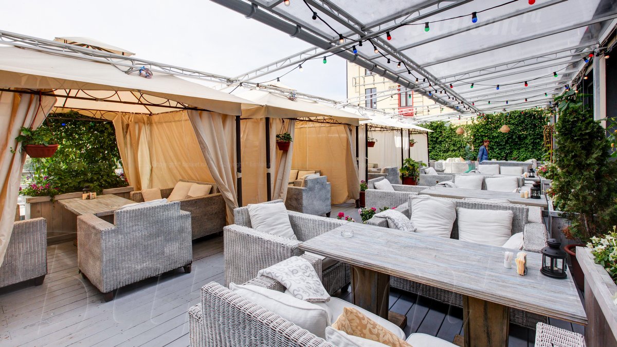 Летняя веранда на крыше — фото 4