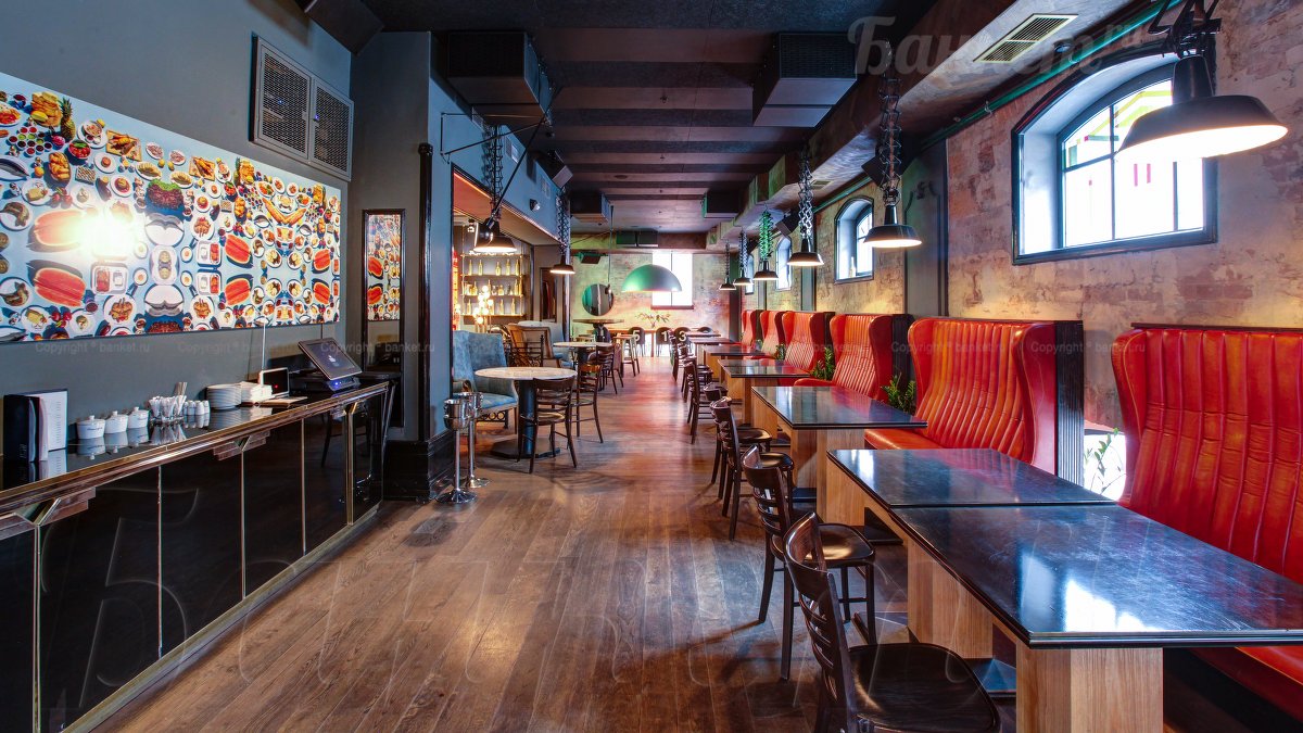 Зал 1 (Второй этаж) — FF Restaurant & Bar  / FF Bar / ФФ Бар