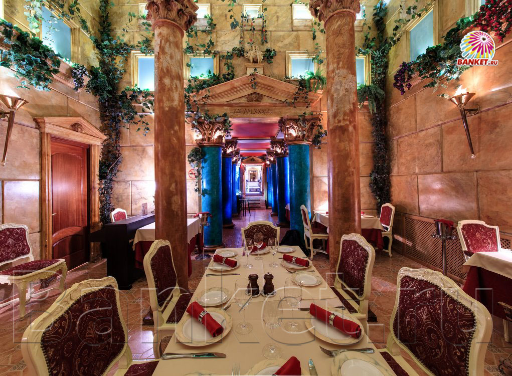 Зал в стиле Португальского замка — Ресторан Порту Атриум