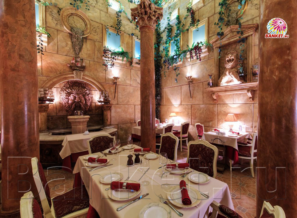 Зал в стиле Португальского замка — Ресторан Порту Атриум