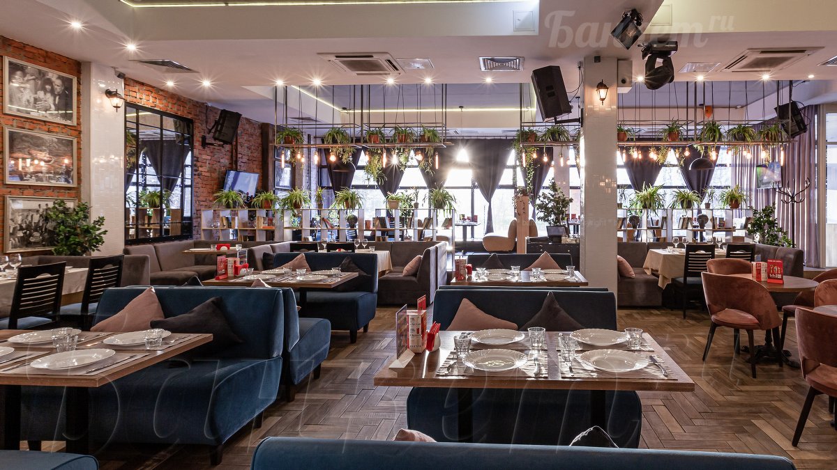 Бар-ресторан-караоке Территория в Марьино — Основной зал, фото банкетного зала