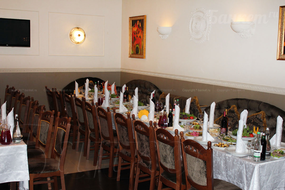Ресторан Золотой Фундук — Основной зал, фото банкетного зала