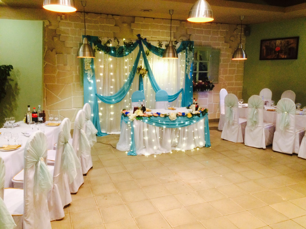 Кафе Баваро — Фисташковый зал, фото банкетного зала