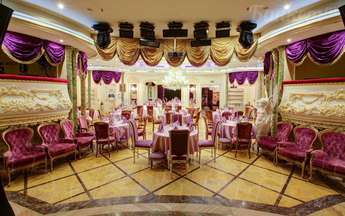 Ресторан Шампань / Champagne — Основной зал, фото банкетного зала