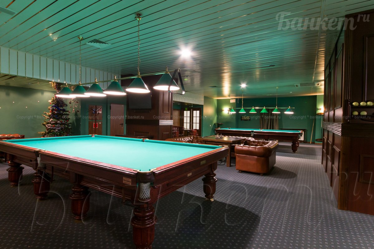 Зал русского бильярда — Ресторанный комплекс Локомотив