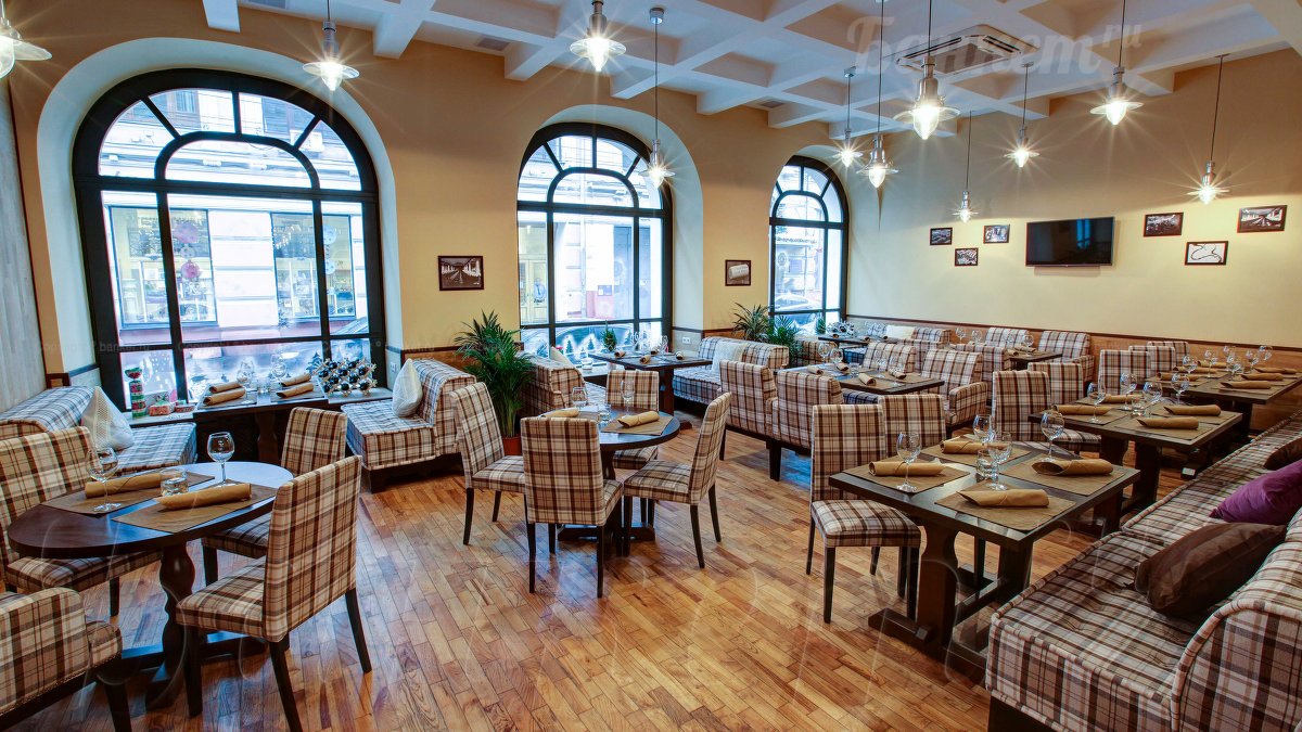 Ресторан Vino & мясо — Основной зал, фото банкетного зала