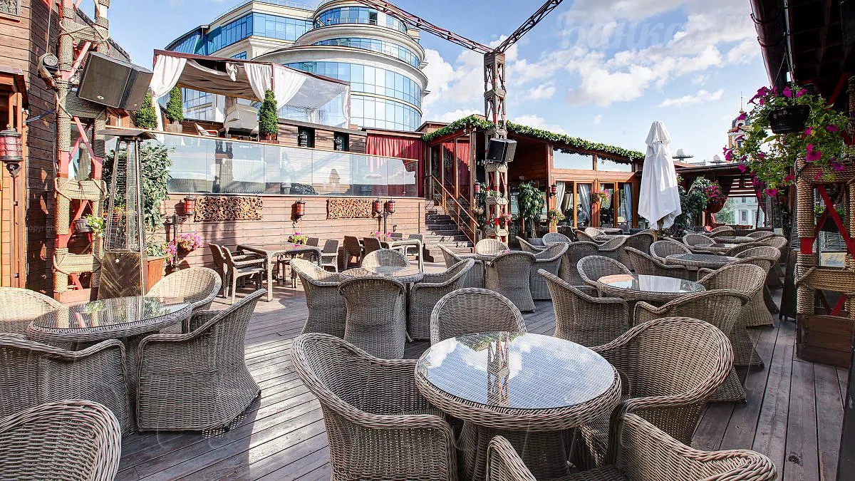 Летняя веранда на крыше  — банкетный зал Buddha-Bar Moscow / Будда бар, фото