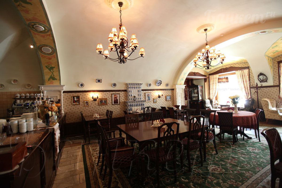 Ресторан Пяткинъ — Основной зал, фото банкетного зала