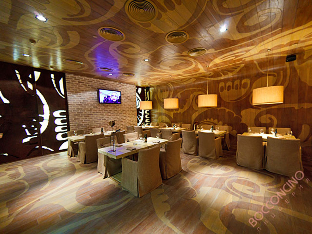 Ресторан Bocconcino — Основной зал, фото банкетного зала