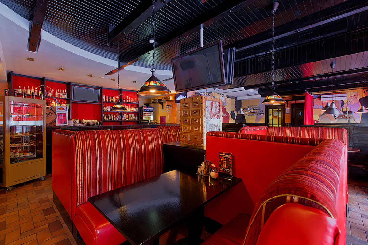 Ресторан-пиццерия Italiano — Основной зал, фото банкетного зала