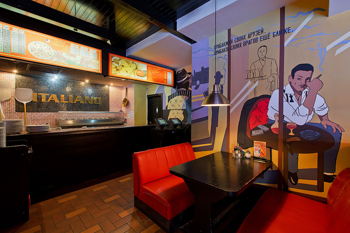 Основной зал — Ресторан-пиццерия Italiano