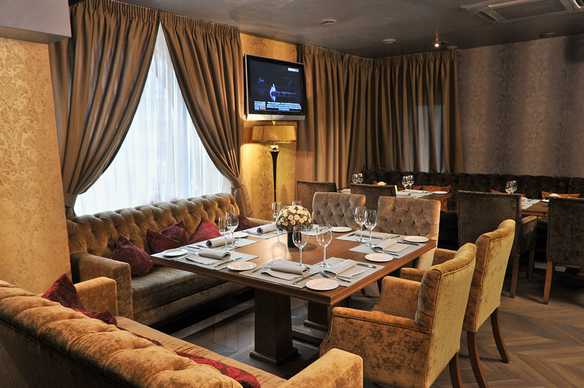 Ресторан  Basilio (Базилио)  — Основной зал, фото банкетного зала