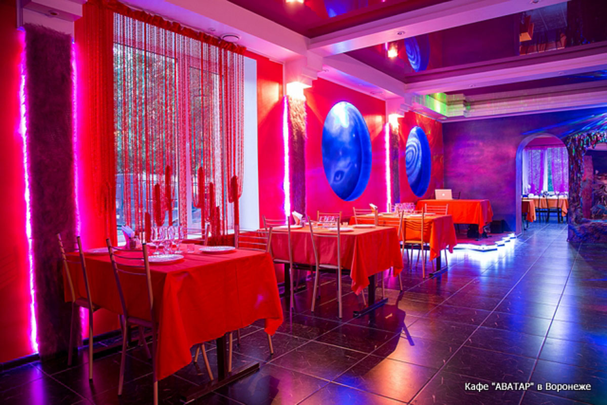 Кафе Аватар — Большой зал, фото банкетного зала