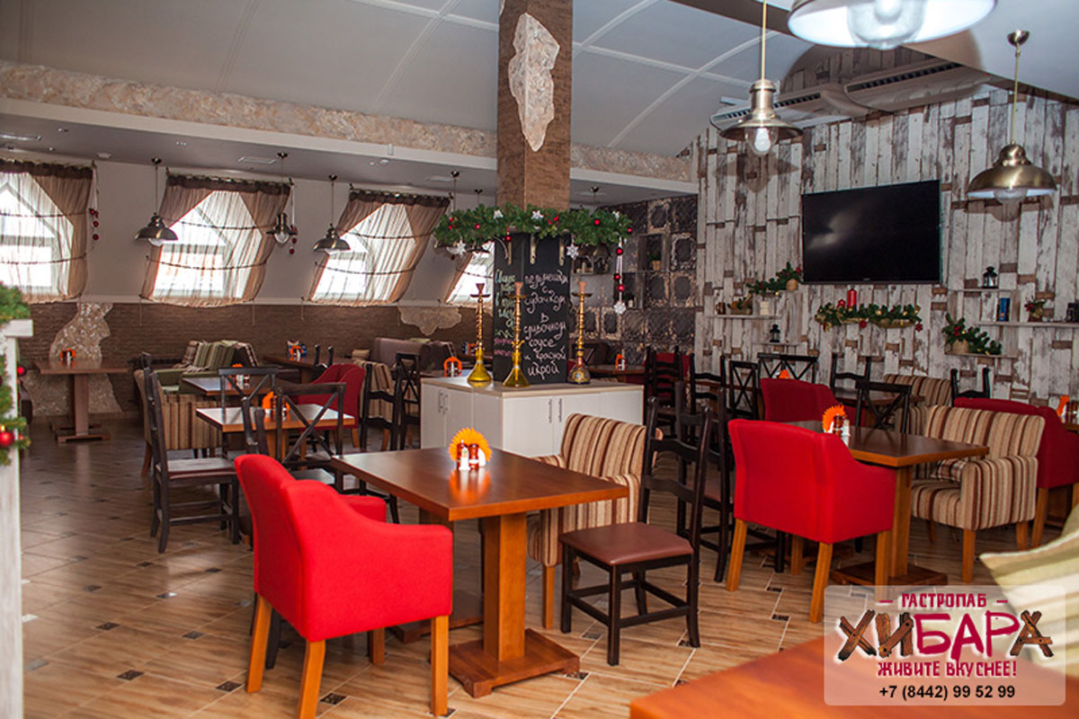 Основной зал  — банкетный зал Гастропаб Хибара, фото