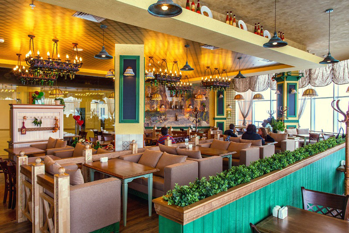 Ресторан Caprese — Основной зал, фото банкетного зала