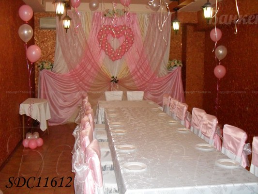 Малый банкетный зал — интерьер зала