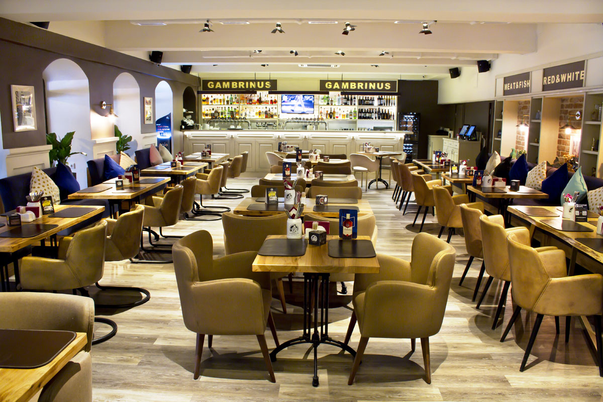 Нижний зал (Марксистская улица, 20, стр.1) — Гамбринус