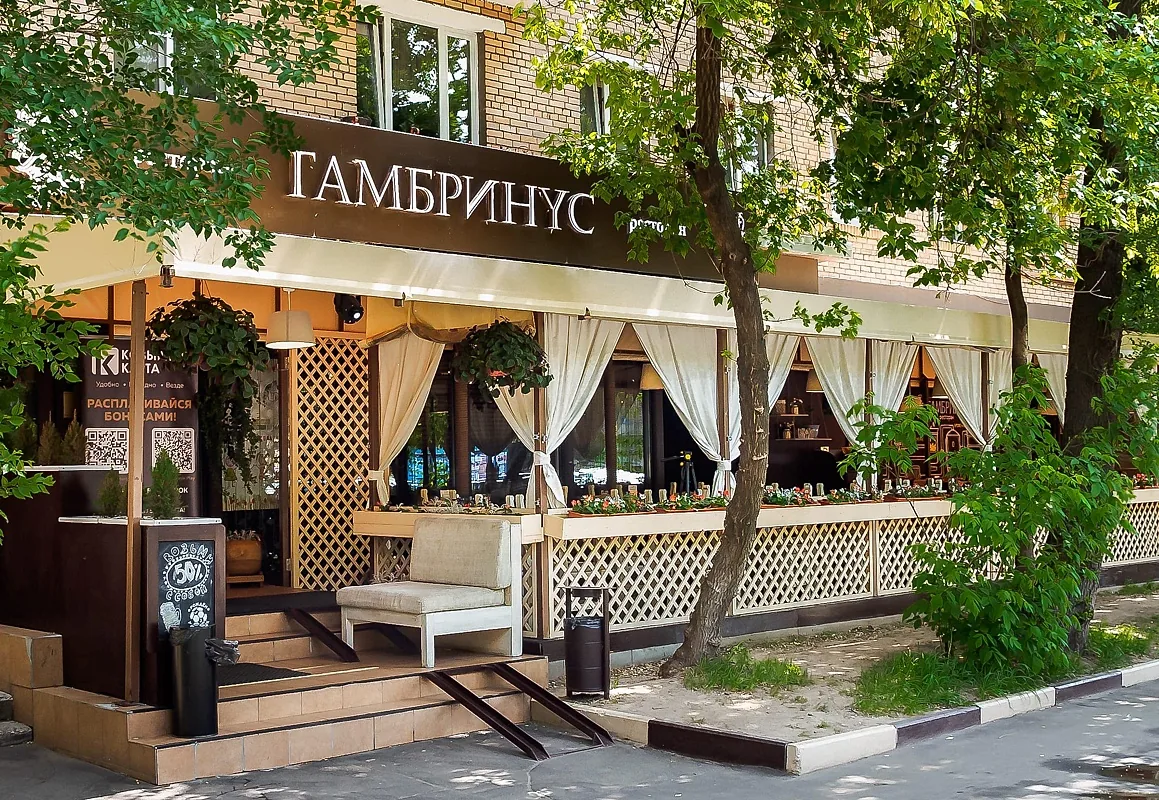 Летняя веранда в Перово (ул.1-я Владимирская, д.9) — Гамбринус, Москва