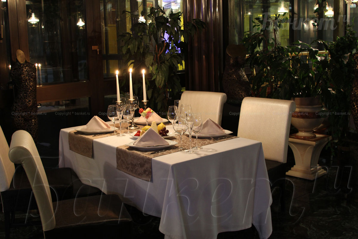 Ресторан в гостинице Юность — Основной Зал, фото банкетного зала