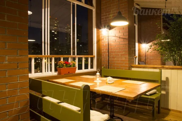 Летняя веранда на крыше — фото 5