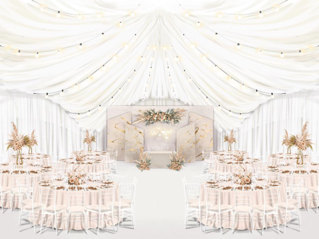 Шатер Площадь города мастеров — Шатер Русская сказка в парке развлечений Русь