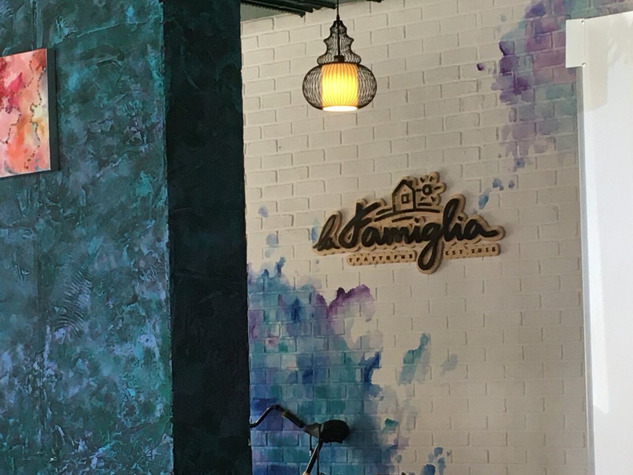 Траттория la Famiglia — Зал, фото банкетного зала