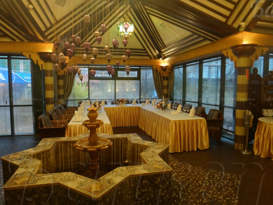 Ресторан Andiamo / Андиамо  — Восточный зал, 1-й этаж, фото банкетного зала