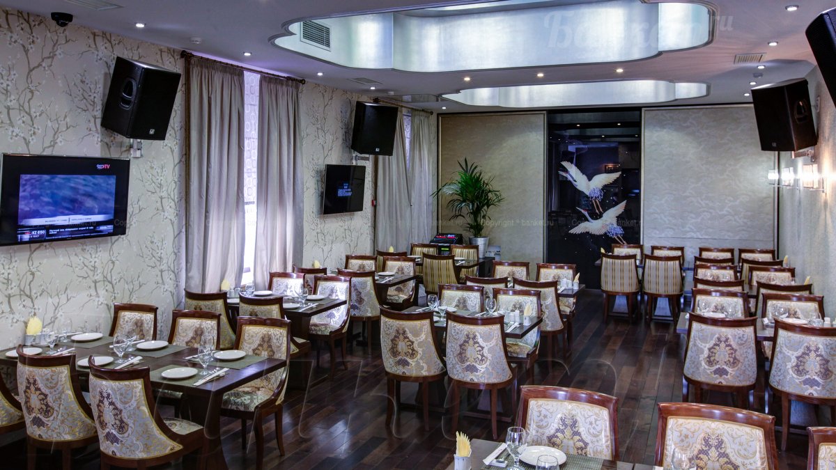Ресторан Белый Журавль — Банкетный зал , фото банкетного зала