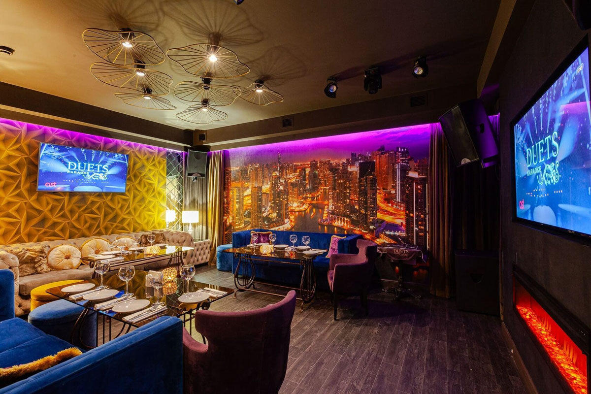 Каминный зал — банкетный зал Караоке Duets, фото