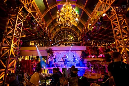 Терраса-оранжерея под стеклянным куполом — Банкетный комплекс Soho rooms / Сохо Румс, Москва