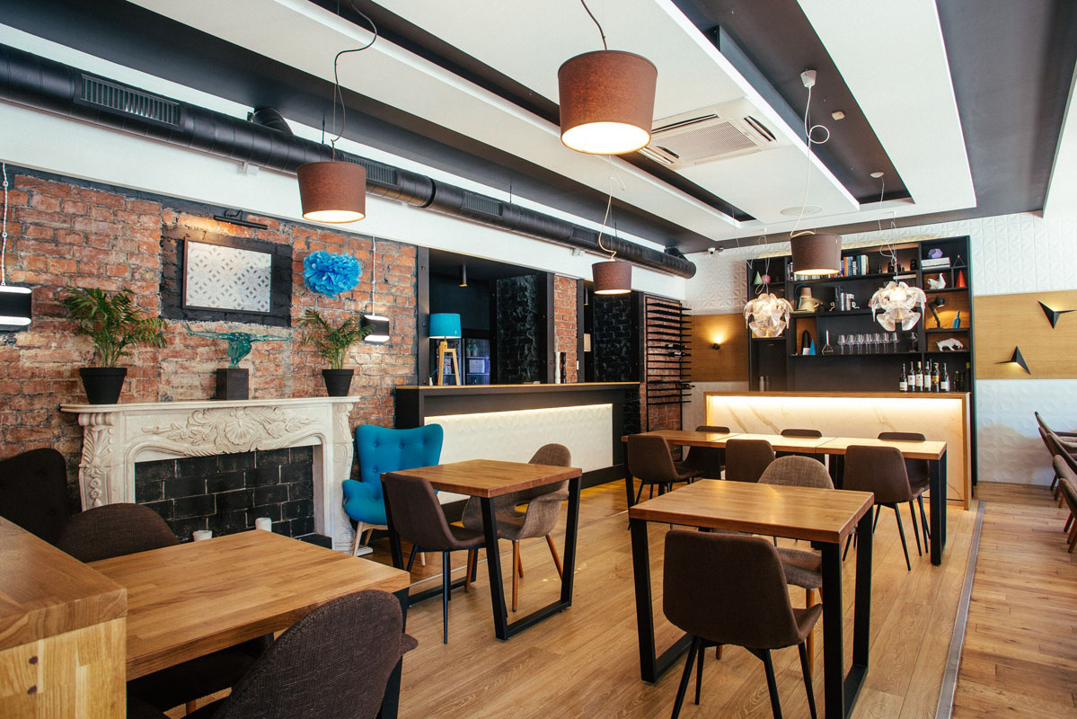 Основной зал — Кафе Абажур / Abajour