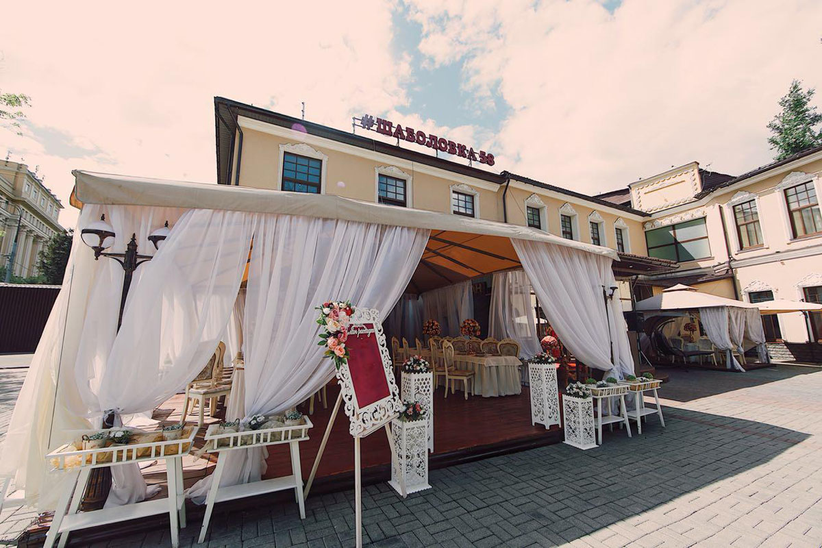 Веранда — банкетный зал Ресторан. Банкет-Холл. Дом приёмов и торжеств Империя на Шаболовке, 58