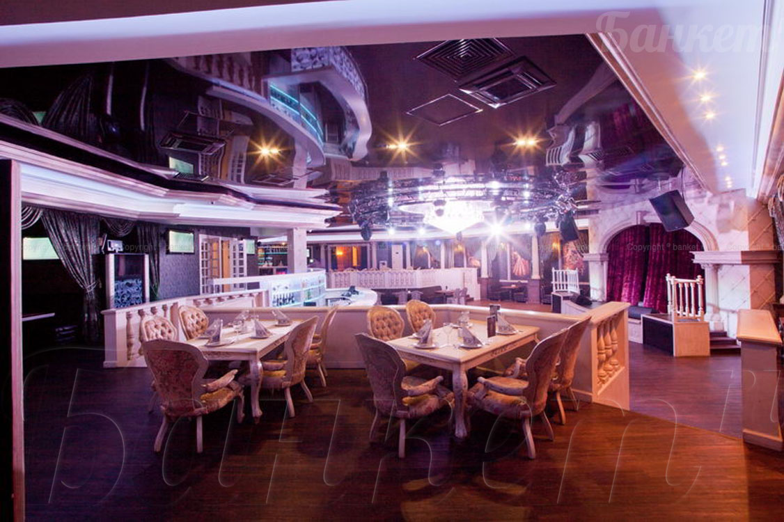 Рестобар Vatel — Основной зал, фото банкетного зала