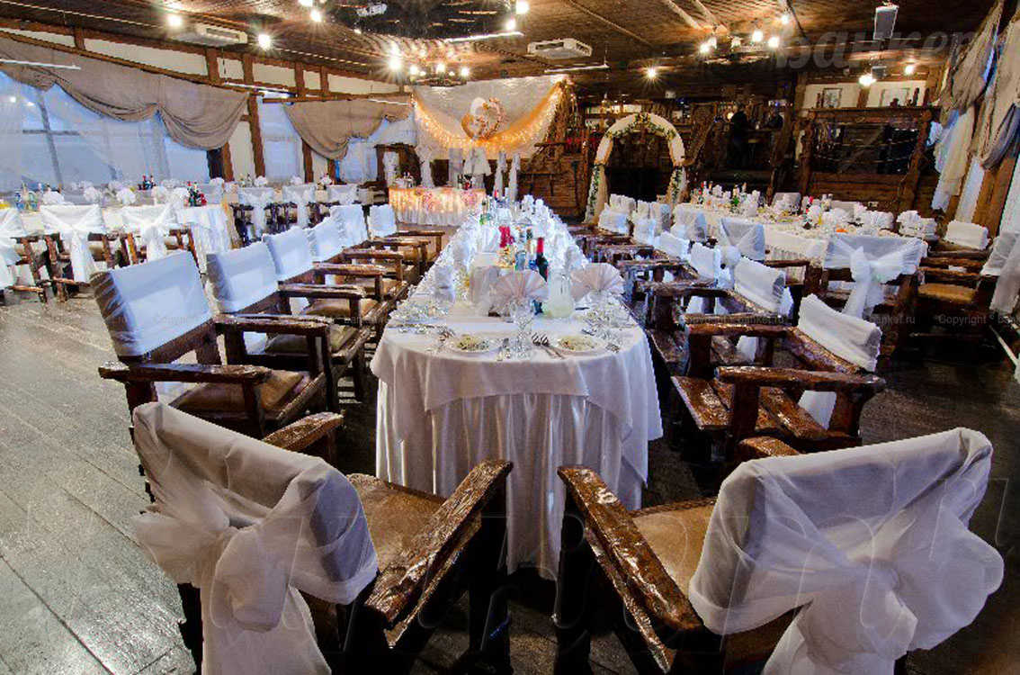 Ресторан Чайка — Основной зал, фото банкетного зала