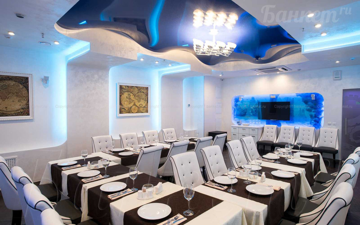 Ресторан Nemo — Основной зал, фото банкетного зала