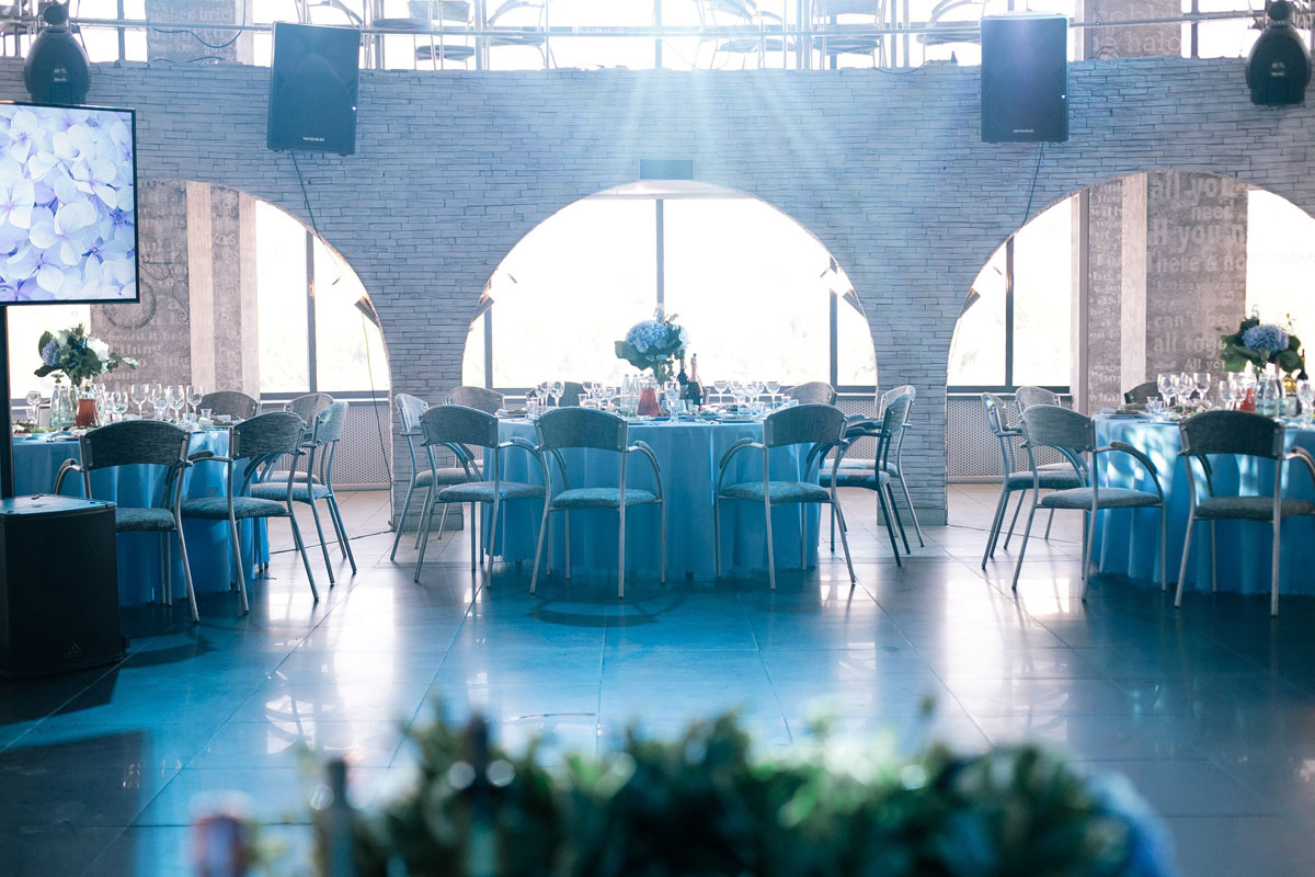 Синема — Основной зал ресторана Синема, фото банкетного зала