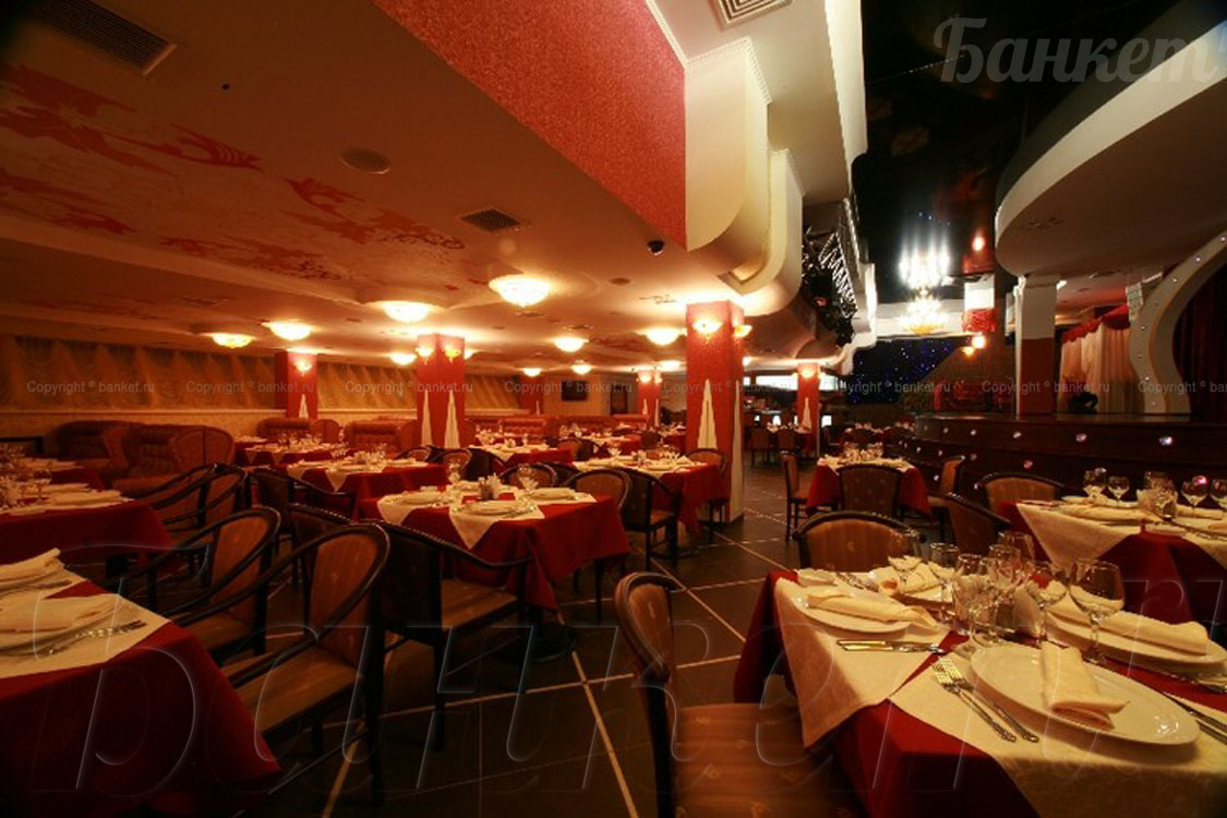 Ресторан-клуб Варьете — Общий зал, фото банкетного зала
